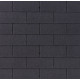 Shingles rectangulaires noir - paquets de 3m²