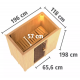 Sauna traditionnel VARIADO - poêle 9000W ctrl intégré - sans couronne - KARIBU