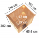 Sauna traditionnel BODIN - avec poêle Easy Bio 9000W et couronne - KARIBU
