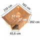 Sauna traditionnel d'angle CARIN - poêle Easy Bio 9000W et couronne - KARIBU