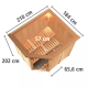 Sauna traditionnel d'angle SIIRIN - poêle Easy Bio 9000W - couronne -KARIBU