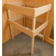 Sauna traditionnel d’angle Mia Plug &Play - 4 places 38mm - poêle 9KW ctrl intégré - couronne - porte moderne Woodfeeling