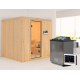 Sauna traditionnel Tromsö - poêle Easy Bio 9000W - Karibu
