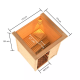 Sauna traditionnel Sandra 2 à 3 places 38mm - poêle 9KW ctrl intégré - couronne lumineuse - Woodfeeling