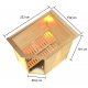 Sauna traditionnel d’angle Jella 2 à 3 places 38mm - poêle 9KW ctrl externe - couronne lumineuse - Woodfeeling