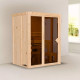 Sauna traditionnel d'intérieur Irava 1 - 1 à 2 places - 68mm - KARIBU