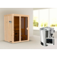 Sauna traditionnel d'intérieur Irava 1 - 1 à 2 places - 68mm - poêle Easy Bio 3,6KW KARIBU