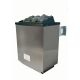 Sauna Tonneau 1 - 2 à 4 places bois massif 38 mm - poêle 9KW ctrl externe KARIBU