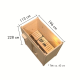 Sauna d’extérieur en bois gris terre Hytti 0 - 2 places 38mm KARIBU