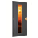 Sauna d’extérieur en bois gris terre Hytti 1 - 3 places - KARIBU