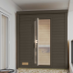 Sauna d’extérieur en bois gris terre Hytti 1 - 3 places - KARIBU