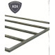 Sauna d’extérieur en bois gris terre Hytti 1 - 3 places - KARIBU
