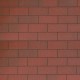 Shingles rectangulaires rouge foncé - paquets de 3m²