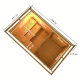 Sauna d’extérieur en bois gris terre Hytti 6 - avec vestibule - KARIBU