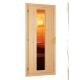 Sauna d’extérieur en bois brut Hytti 6 - 5 places - avec vestibule - KARIBU