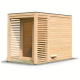 Sauna d’extérieur en bois Angkor 1 - sans poêle - KARIBU