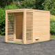Sauna d’extérieur en bois Angkor 1 - sans poêle - KARIBU