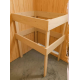 Sauna d’extérieur en bois brut Angkor 3 - 5 places - poêle 9KW ctrl externe - KARIBU