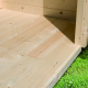 Sauna d’extérieur en bois brut Angkor 3 - 5 places - poêle 9KW ctrl externe - KARIBU
