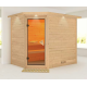 Sauna traditionnel d'intérieur Tanami - 6 à 8 places 38mm - avec couronne KARIBU