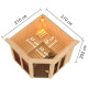 Sauna traditionnel d'angle 4 à 5 places - avec couronne - porte moderne - poêle Easy Bio ctrl externe - Airi - KARIBU