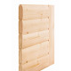 Sauna traditionnel d'angle 2 à 3 places - 38mm - sans couronne - poêle ctrl intégré - porte en verre clair - Yuma - KARIBU