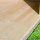 Sauna d'extérieur 4 à 6 places - parois 38mm - porte en verre - Quadro 1 Plus - KARIBU