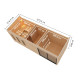 Sauna d'extérieur 4 à 6 places - parois 73mm - bois brut - poêle Easy Bio ctrl externe - Monterey - KARIBU