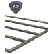 Sauna d'extérieur 4 à 5 places - parois 38mm - avec terrasse - sans poêle - Ares 2 - KARIBU