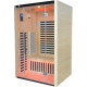 Sauna infrarouge LOIS 2 places en épicéa avec panneaux carbone 1900W et contrôleur wifi - Snö