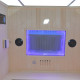 Sauna infrarouge LOIS 2 places en épicéa avec panneaux carbone 1900W et contrôleur wifi - Snö