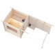 Sauna Sanna avec terrasse 5,9m² - 2 à 4 places - bois massif 44mm - poêle inclus - Palmako