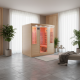 Sauna infrarouge panneaux carbone 3100W 4 places - SNÖ