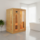Sauna infrarouge panneaux carbone 2250W 3 places - SNÖ