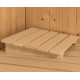 Sauna traditionnel d'intérieur en bois Avari 1, 1 à 2 places 68mm KARIBU