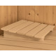 Sauna d'angle multifonctionnel ASTA 4 à 5 places 68mm KARIBU
