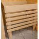 Sauna d'angle multifonctionnel ASTA 4 à 5 places 68mm KARIBU