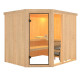 Sauna traditionnel d'angle FIONA 3 - 5 à 6 places 68mm KARIBU