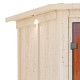 Sauna d'angle multifonctionnel AVA 5 à 6 places 68mm KARIBU