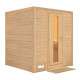 Sauna traditionnel MOJAVE 5 à 6 places 38mm sans couronne - avec porte à économie d'énergie KARIBU