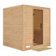 Sauna traditionnel MOJAVE 5 à 6 places 38mm sans couronne - avec porte moderne KARIBU