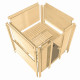 Sauna traditionnel 38mm 4 à 5 places Sahib 1 - KARIBU