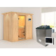 Sauna traditionnel VARIADO - poêle 9000W ctrl externe et couronne - KARIBU