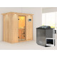 Sauna traditionnel VARIADO - poêle Easy Bio 9000W et couronne - KARIBU