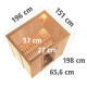 Sauna traditionnel BODIN - poêle Easy Bio 9000W sans couronne - KARIBU