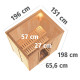 Sauna traditionnel BODIN - poêle Easy Bio 9000W sans couronne - KARIBU