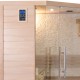 Sauna traditionnel d’angle LUXE 3-4 places SNÖ + poêle SAWO 6000W