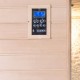 Sauna traditionnel d’angle LUXE 3-4 places SNÖ + poêle SAWO 6000W