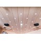 Sauna traditionnel d’angle LUXE 3-4 places SNÖ + poêle SAWO 6000W