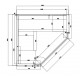 Sauna traditionnel d’angle LUXE 3-4 places SNÖ + poêle SAWO 6000W
